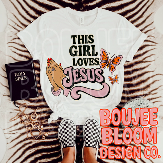 This Girl Loves Jesus Revival PNG