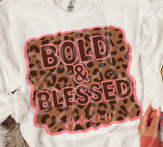 Bold & Blessed PNG