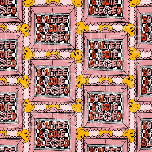Boujee Baddie Blessed Seamless