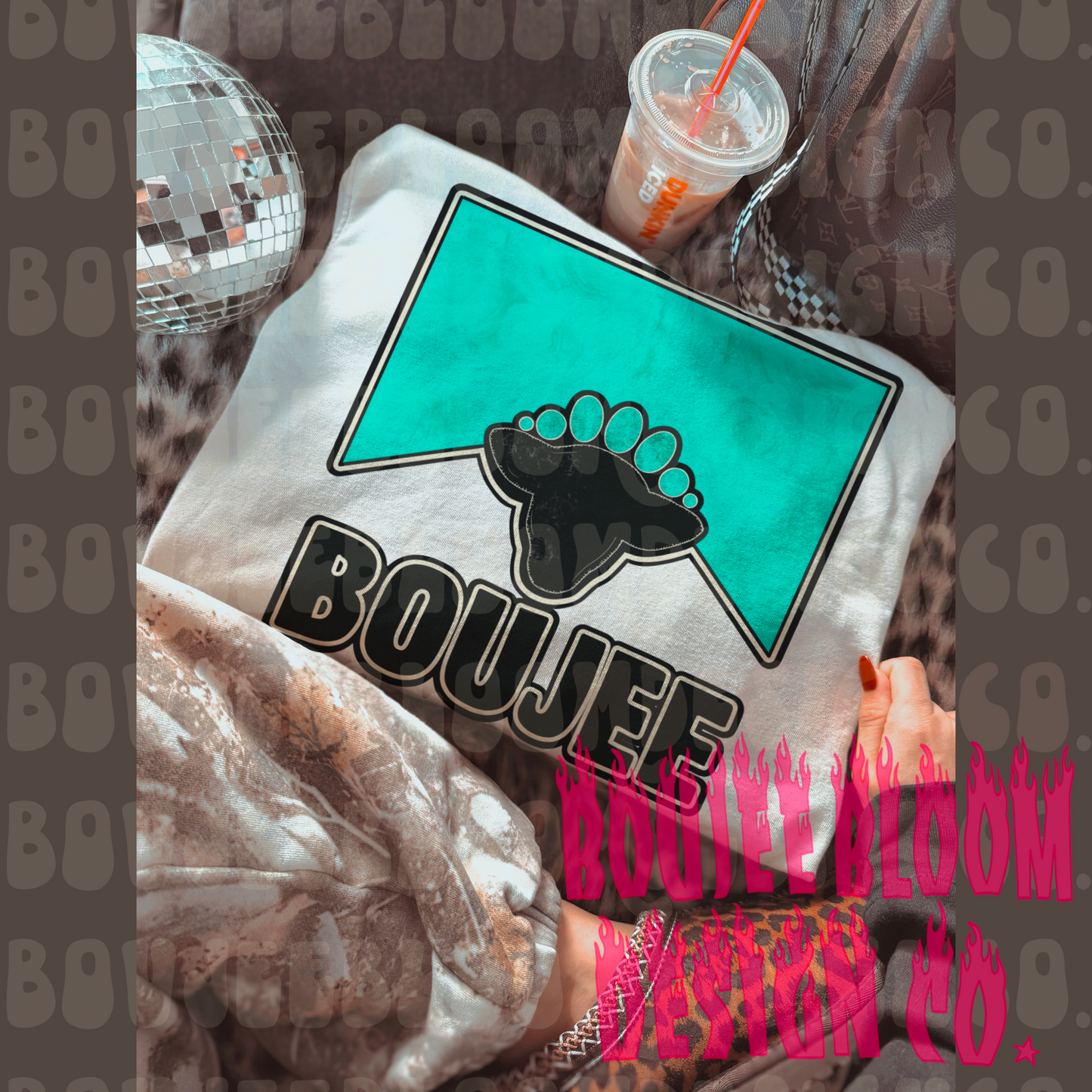 turquoise boujee PNG