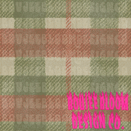 Muted Christmas Plaid Seamless