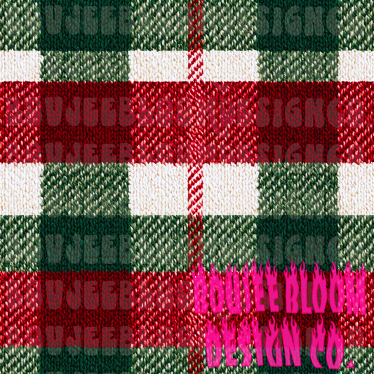 Winter plaid Seamless