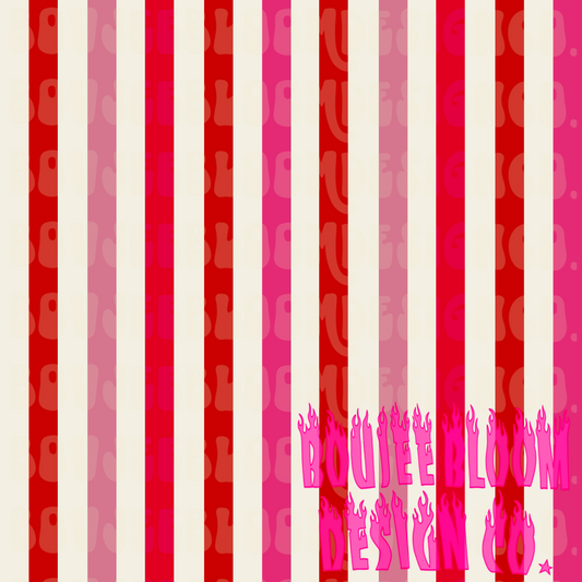 Be Mine Stripes Seamless