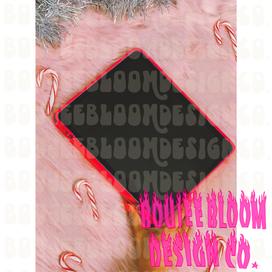 Candy Cane IPad Mock PNG