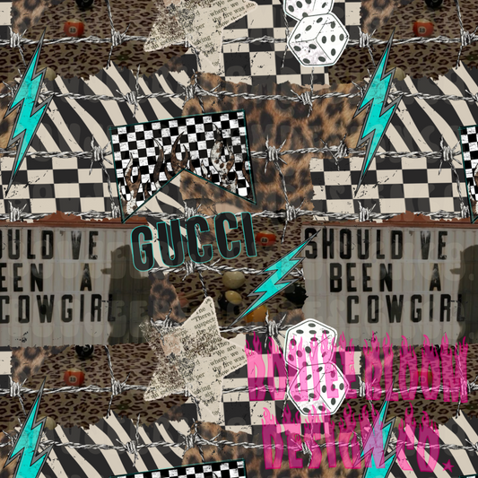 Yallternative Collage Boujee Seamless