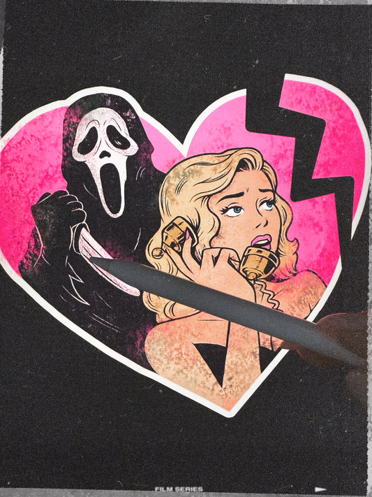 Retro Horror Comic PNG