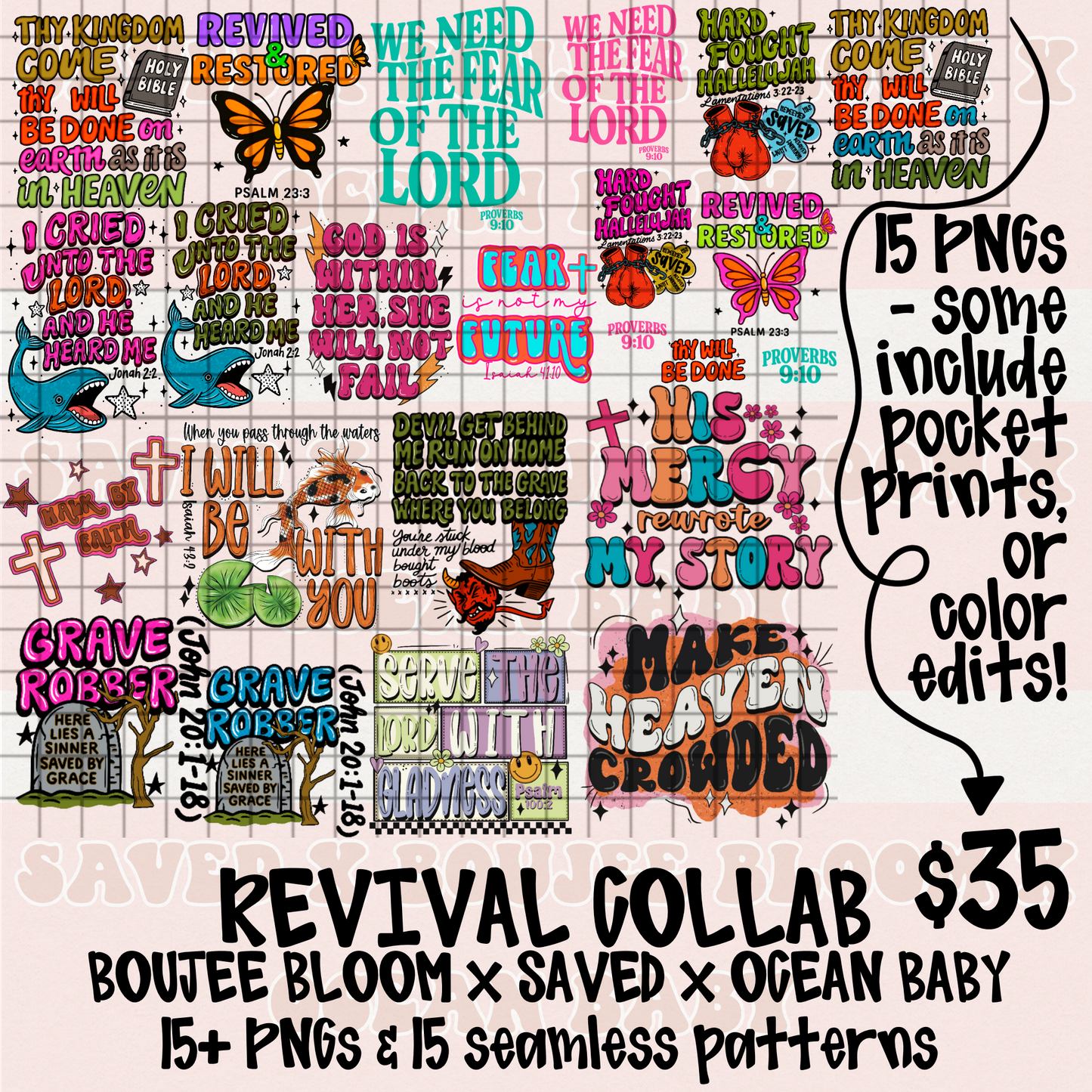 REVIVAL COLLAB - SAVED X BOUJEE BLOOM X OCEAN BABY