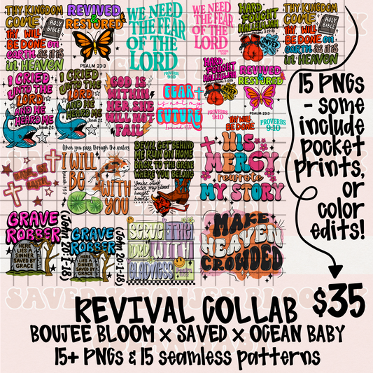 REVIVAL COLLAB - SAVED X BOUJEE BLOOM X OCEAN BABY