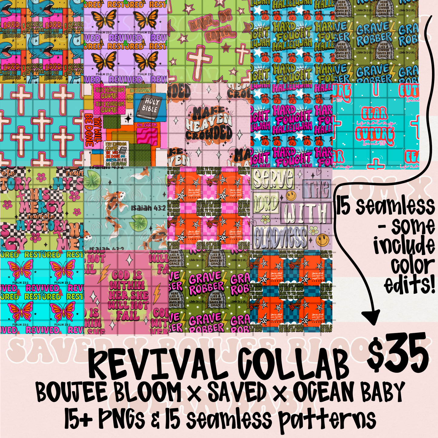 REVIVAL COLLAB - SAVED X BOUJEE BLOOM X OCEAN BABY