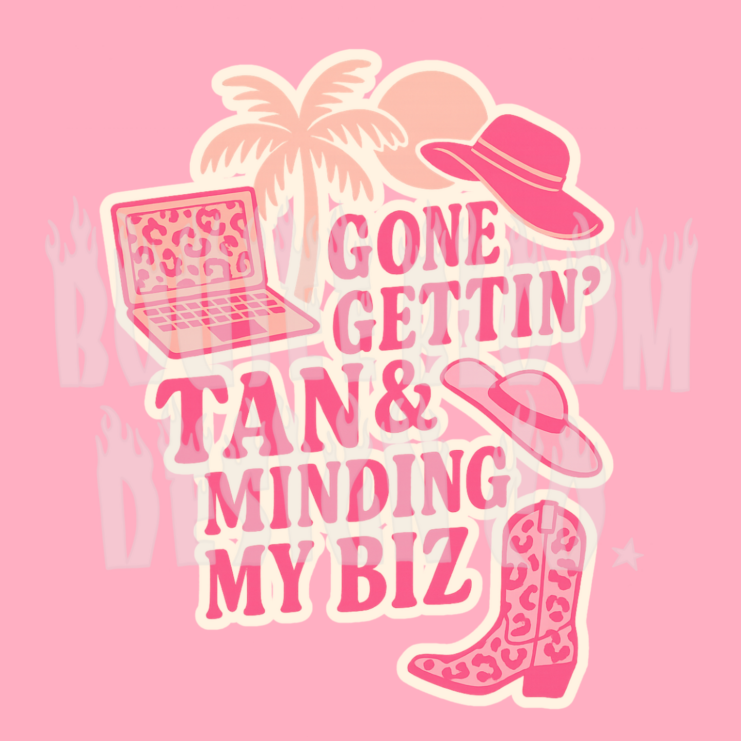 Tan & My Own Biz $1 PNG