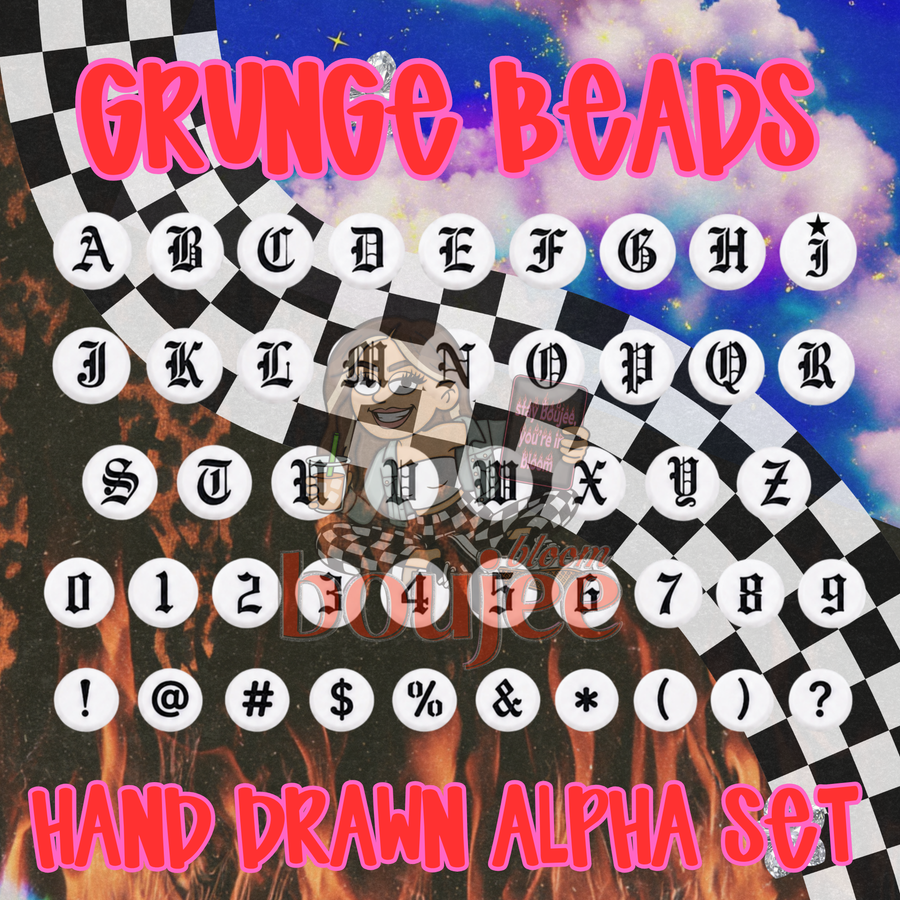 Grunge Beads Alpha