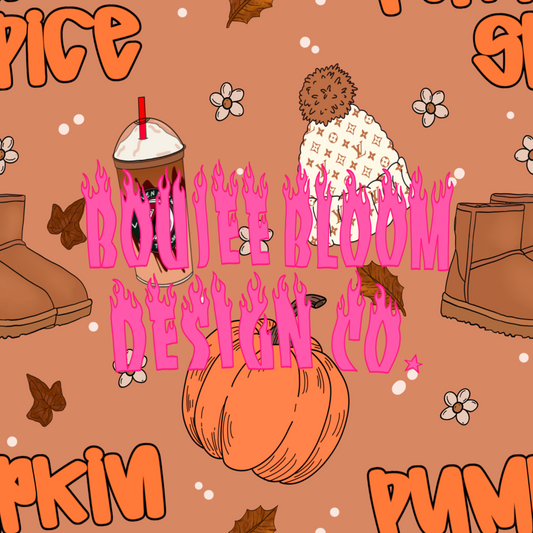 Boujee Pumpkin Spice Seamless BBDCO X BBB COLLAB